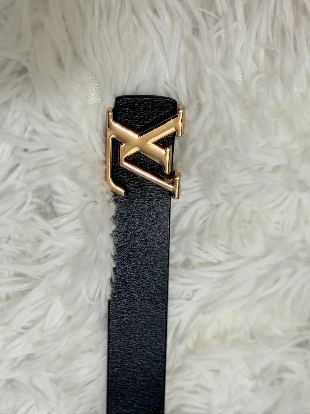 Kids Black Belt with Gold Accent Buckle